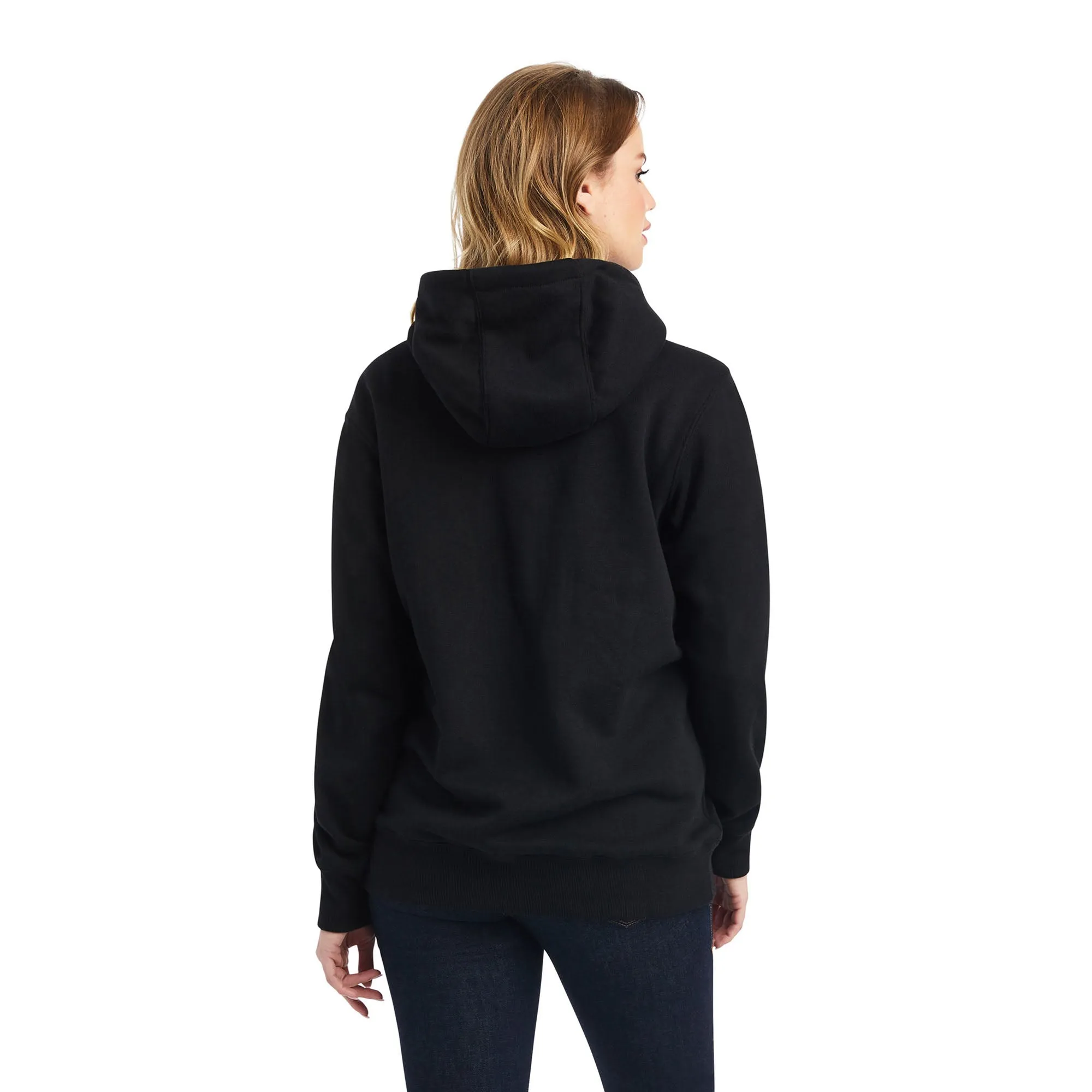 Ariat Women's Real Sequin Logo Hoodie, Black