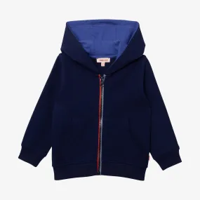 Baby boys' indigo zip hoodie