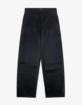 Balenciaga Black High Sheen Fluid Baggy Pants