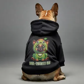 Bark-tastically Kiwi - Personalized French Bulldog Hoodies with Funny Quotes – Stylish, Cozy, and Premium 100% Cotton