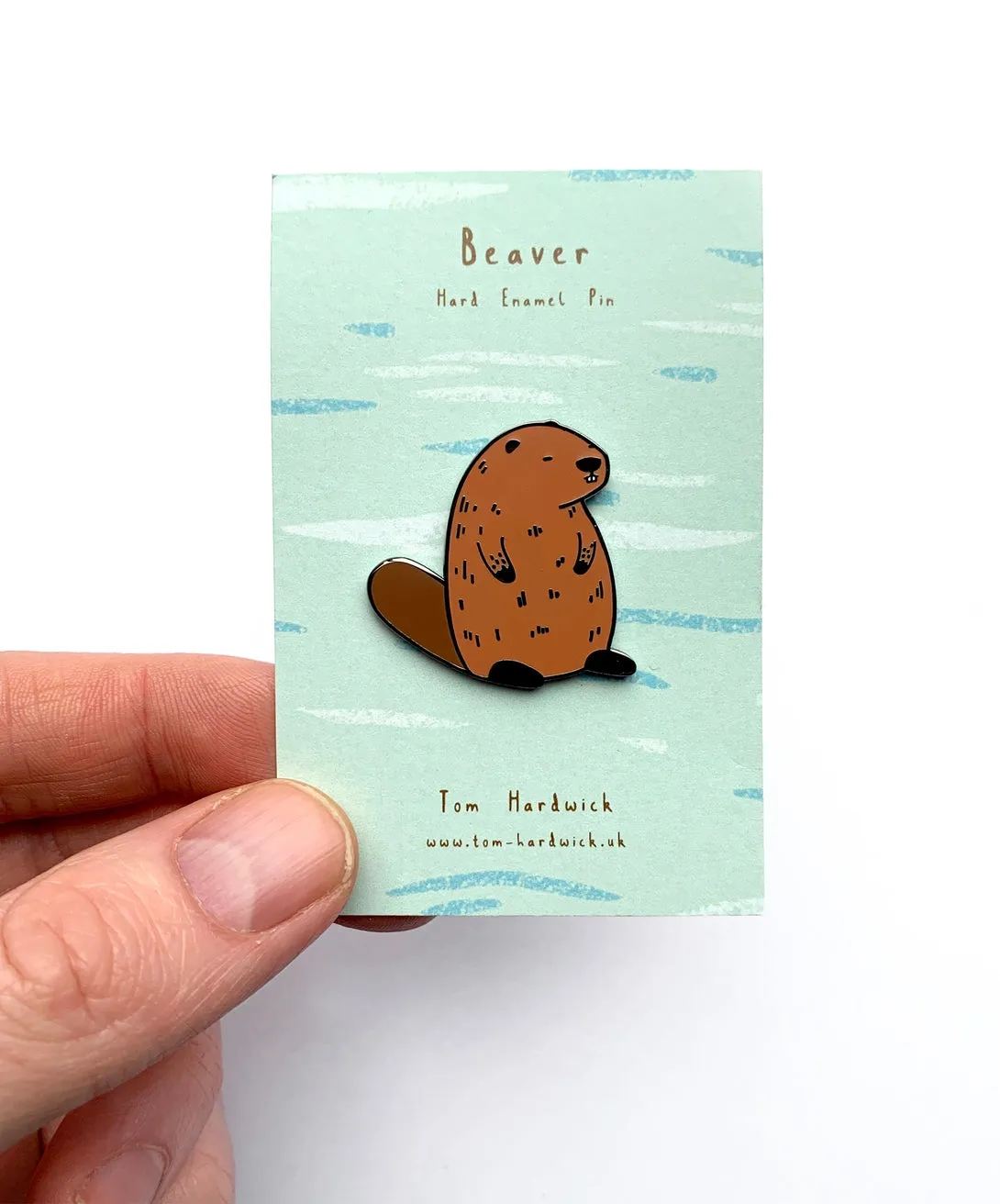 Beaver Enamel Pin