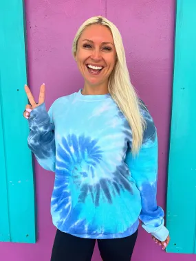 Blueberry Crush Tie-Dye Sweatshirt