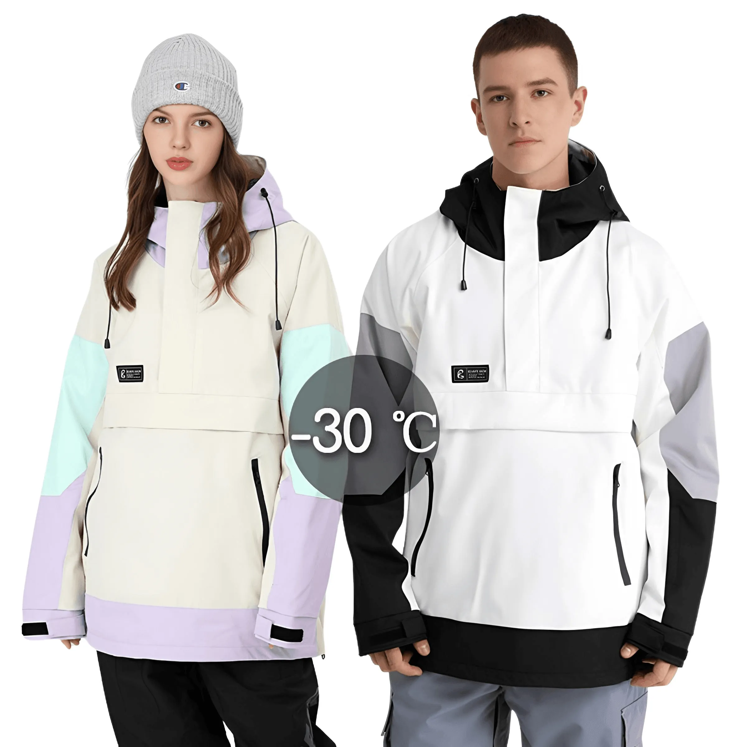 Double-Board Ski Jackets For Men and Women