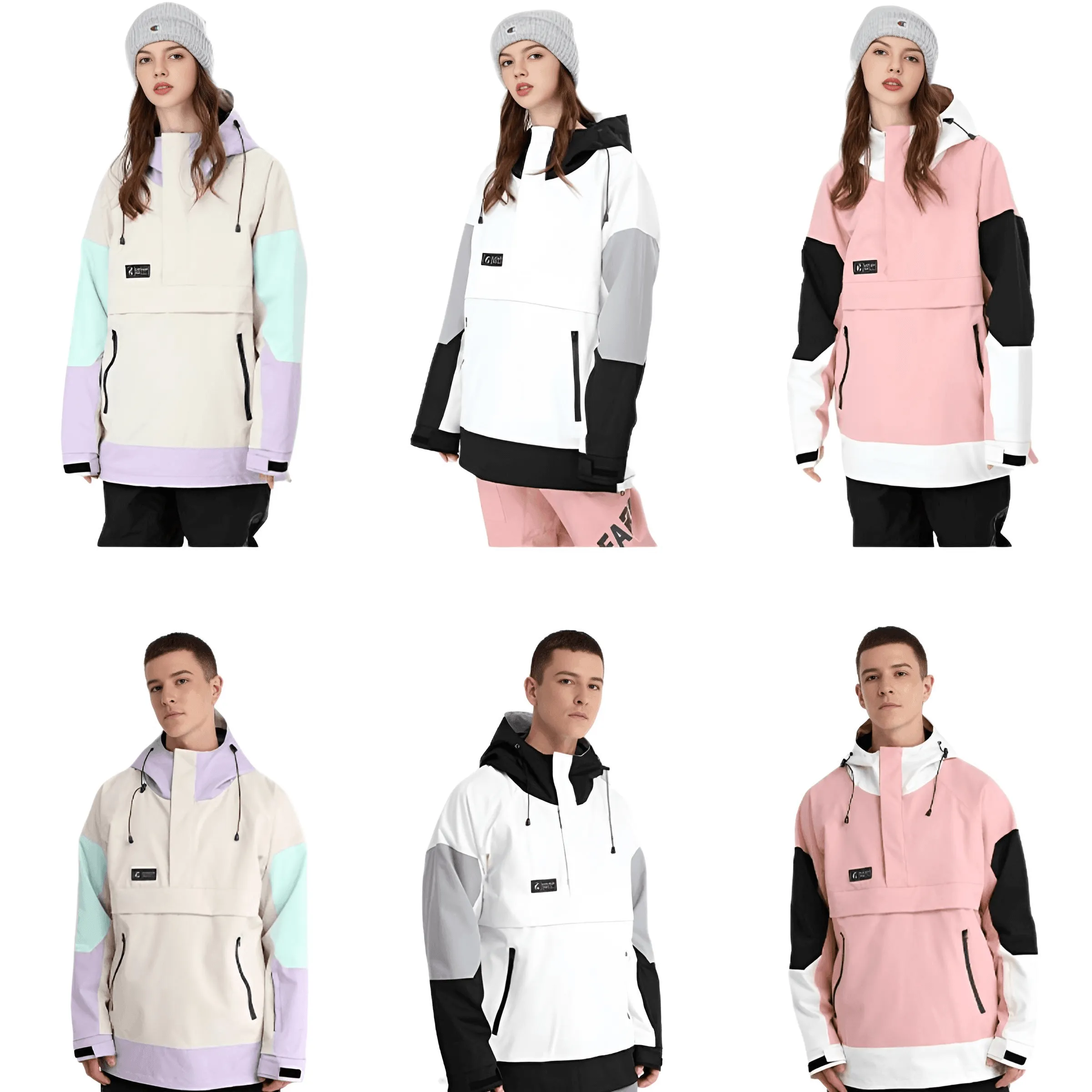 Double-Board Ski Jackets For Men and Women