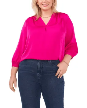 Everley V-Neck Blouse | WILD PETUNIA