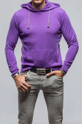 Florio II Cashmere Hoodie In Purple