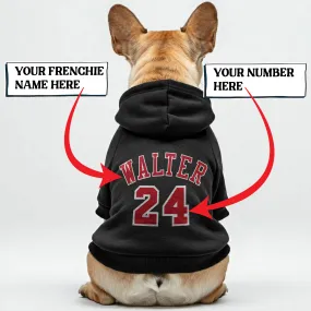 Frenchie Bulls - Personalized French Bulldog Hoodies with Custom Name and Number – Stylish, Cozy, and Premium 100% Cotton