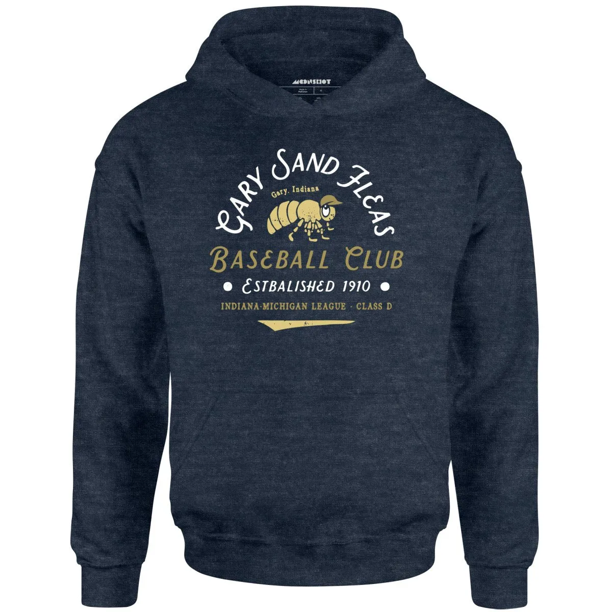 Gary Sand Fleas - Indiana - Vintage Defunct Baseball Teams - Unisex Hoodie