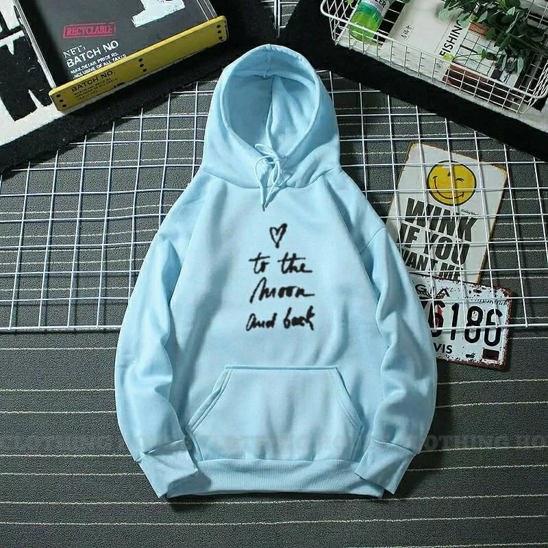 Heart to the moon hoodie