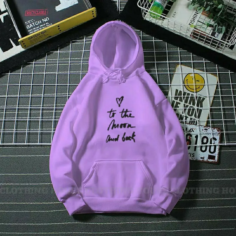 Heart to the moon hoodie