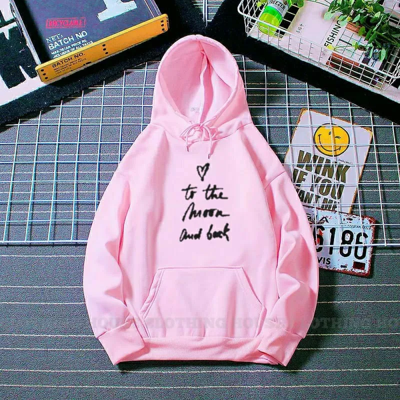 Heart to the moon hoodie