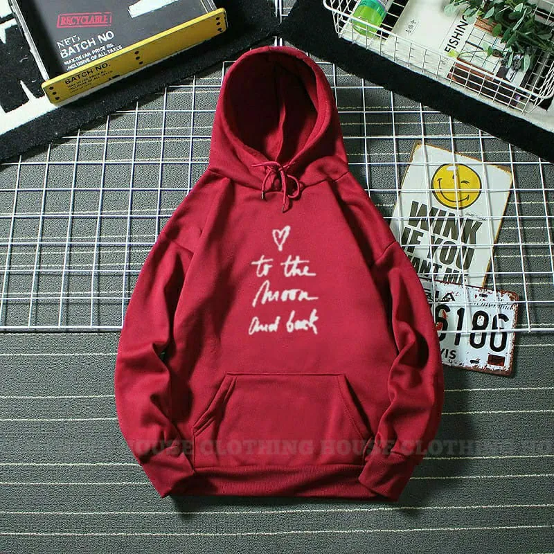 Heart to the moon hoodie