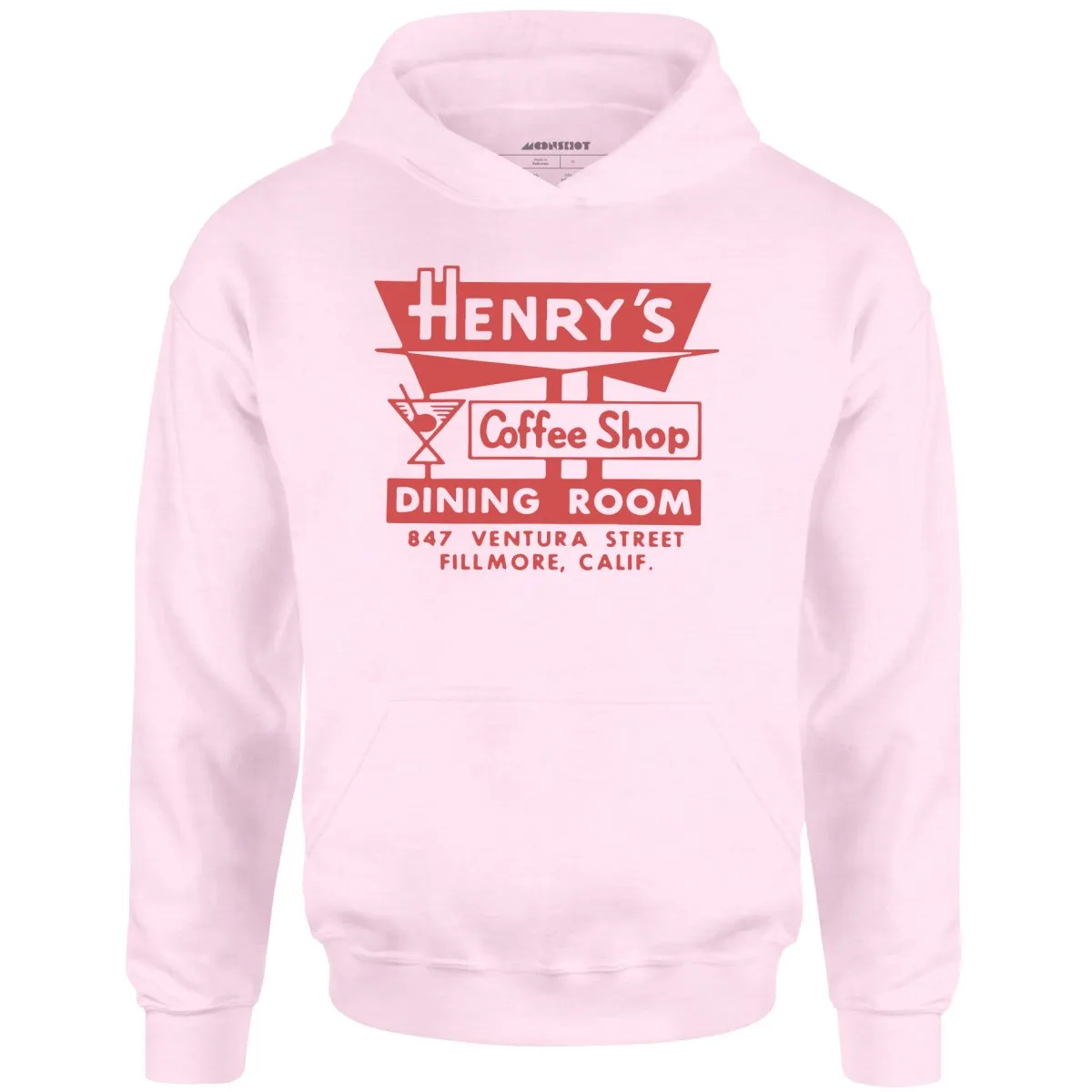 Henry's - Fillmore, CA - Vintage Restaurant - Unisex Hoodie