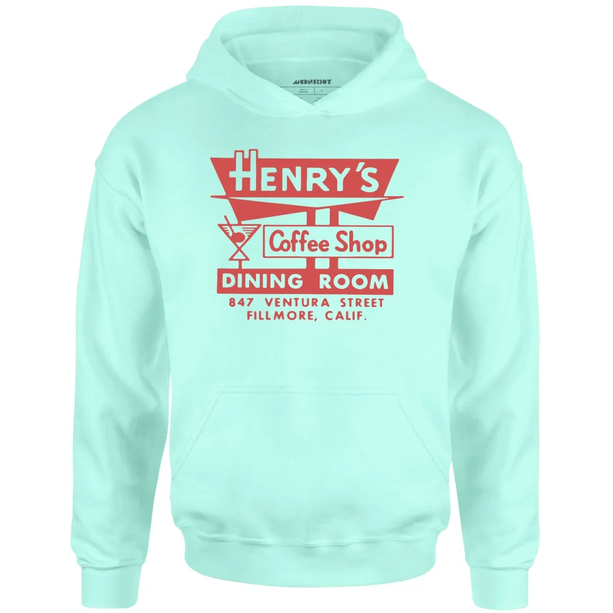 Henry's - Fillmore, CA - Vintage Restaurant - Unisex Hoodie