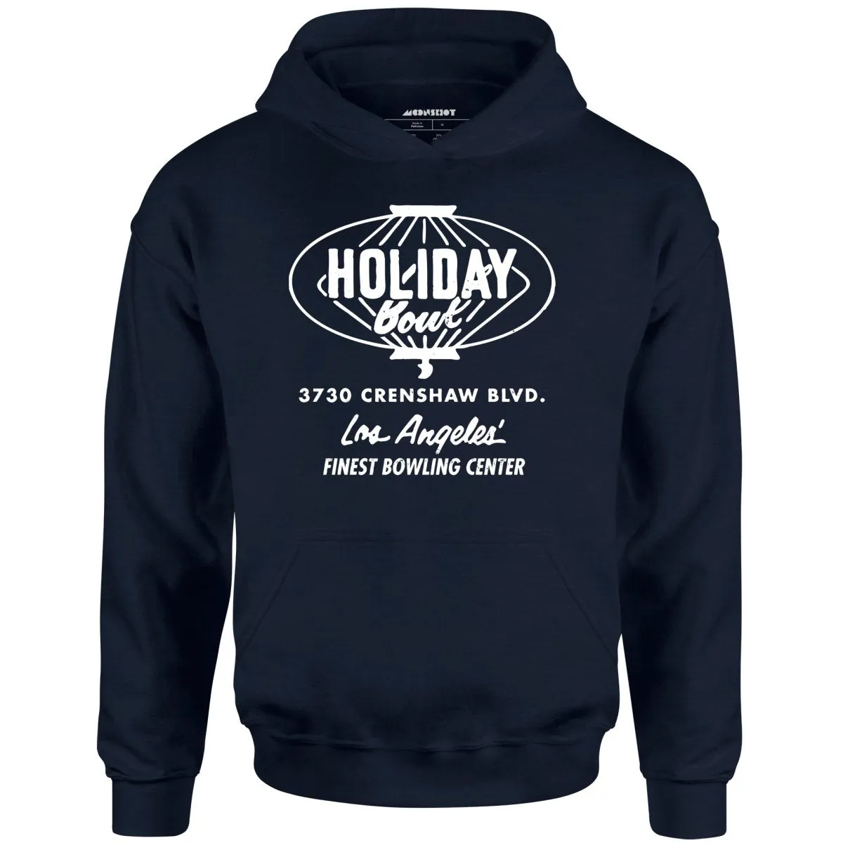 Holiday Bowl - Los Angeles, CA - Vintage Bowling Alley - Unisex Hoodie