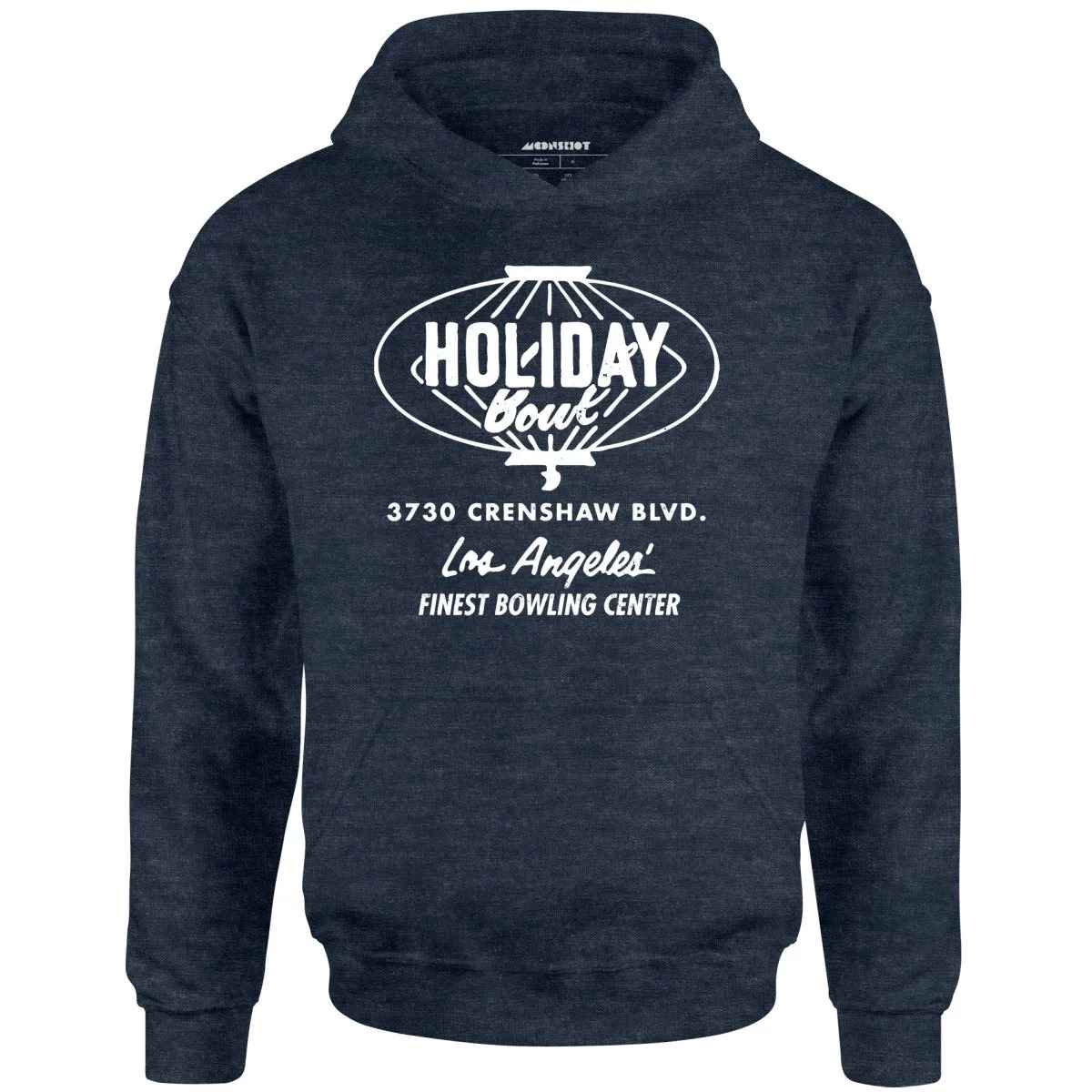 Holiday Bowl - Los Angeles, CA - Vintage Bowling Alley - Unisex Hoodie