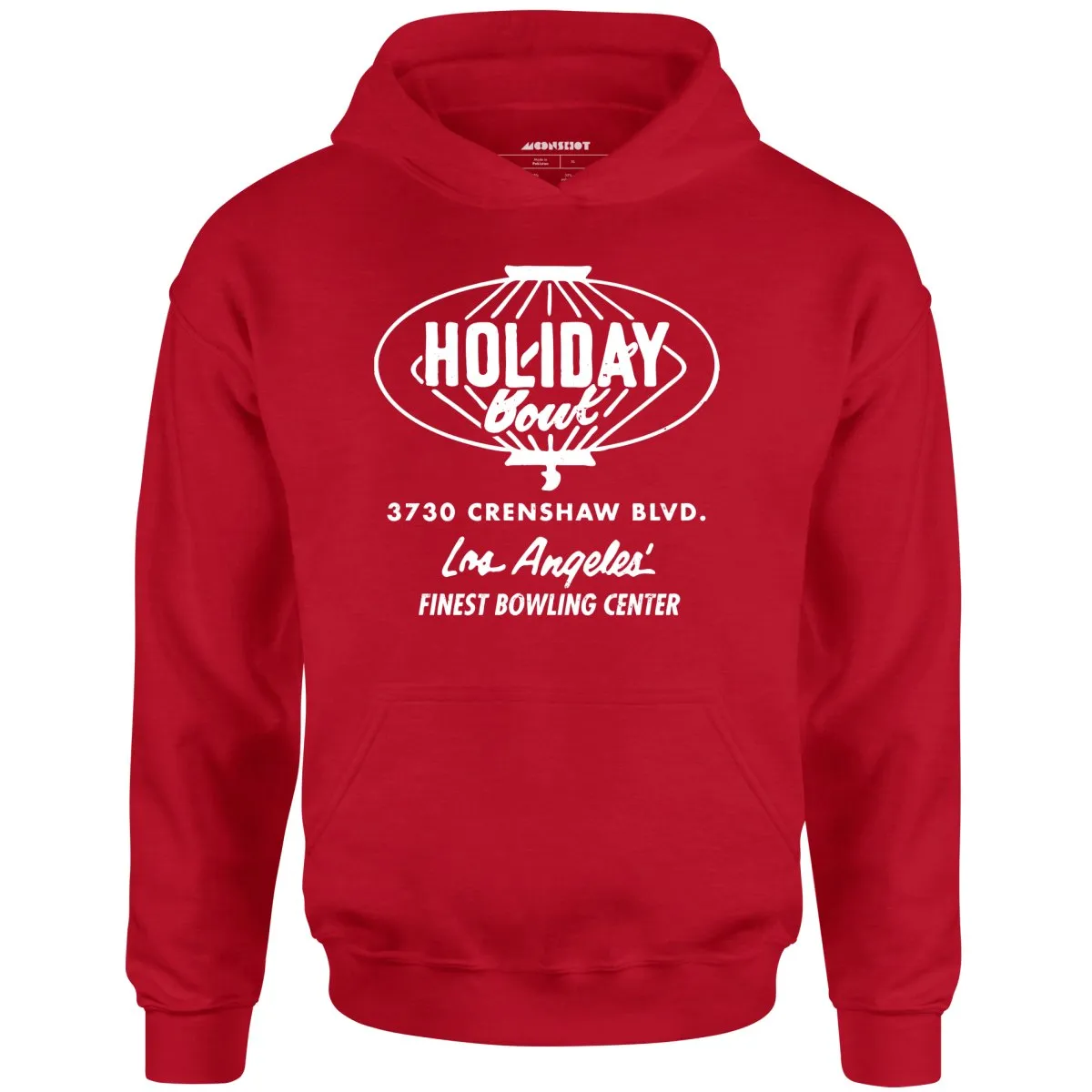 Holiday Bowl - Los Angeles, CA - Vintage Bowling Alley - Unisex Hoodie