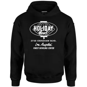 Holiday Bowl - Los Angeles, CA - Vintage Bowling Alley - Unisex Hoodie