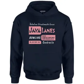 Java Lanes - Long Beach, CA - Vintage Bowling Alley - Unisex Hoodie