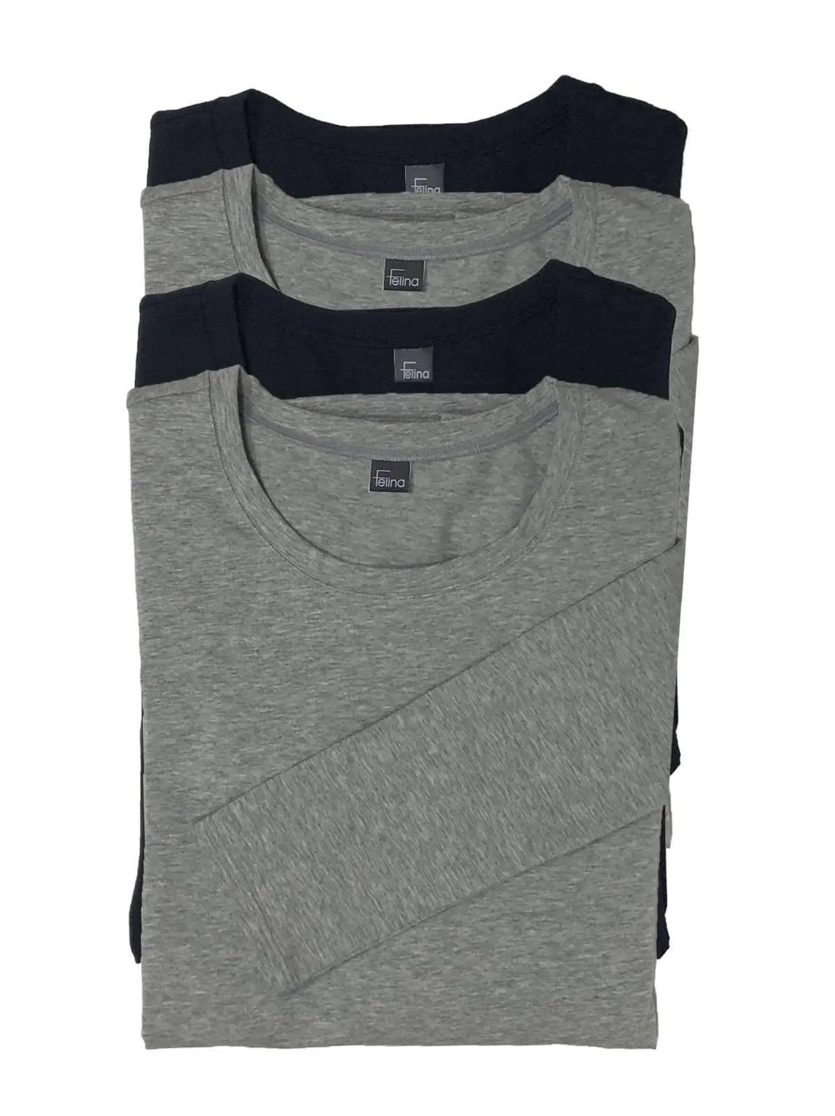 Key Item Long Sleeve Crew Neck 4-Pack