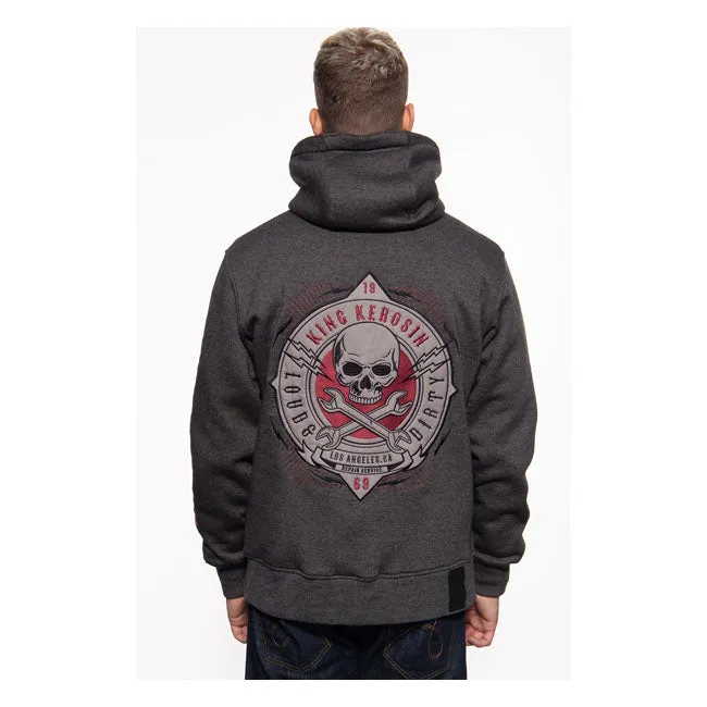 King Kerosin Loud And Dirty Hoodie Grey