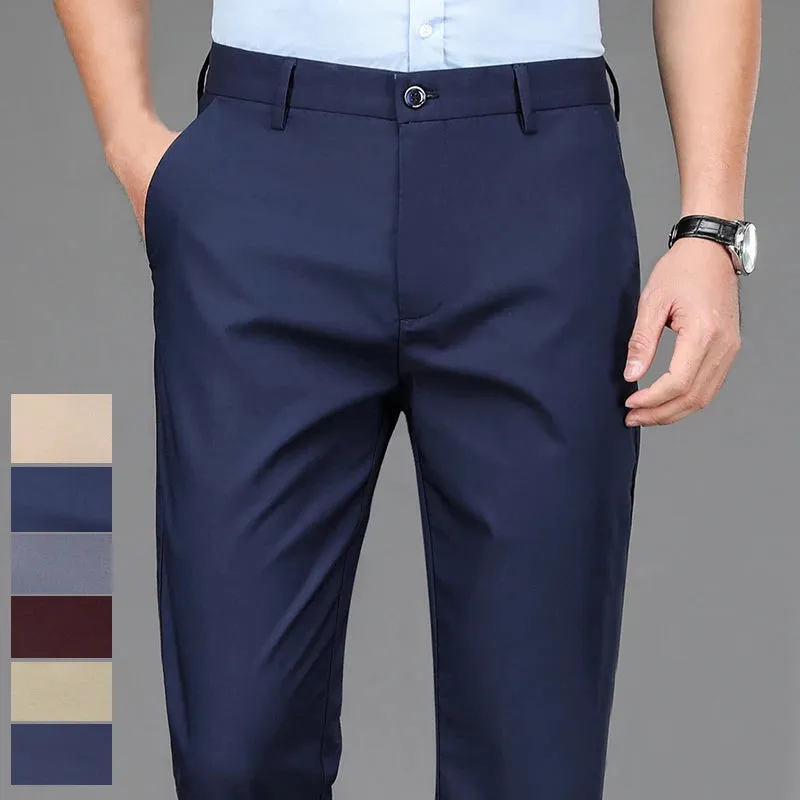 Nathan – Men's Stretch Smart Casual Trousers