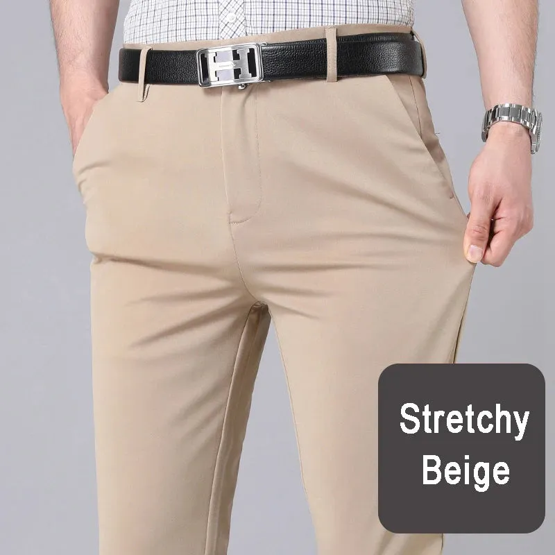 Nathan – Men's Stretch Smart Casual Trousers