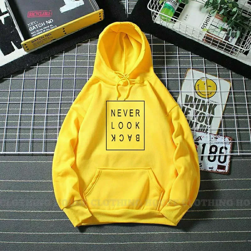 Never look back hoodie