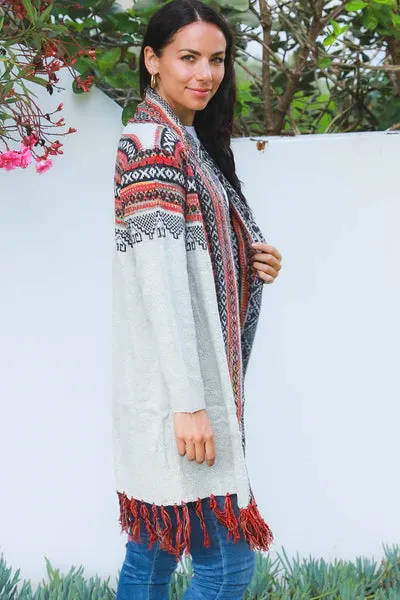 Rita Fringe Cardigan