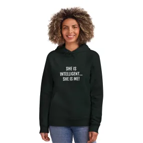 She Is Intelligent Unisex Drummer Hoodie