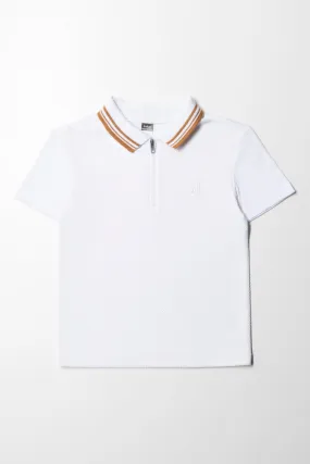 Textured Golfer White