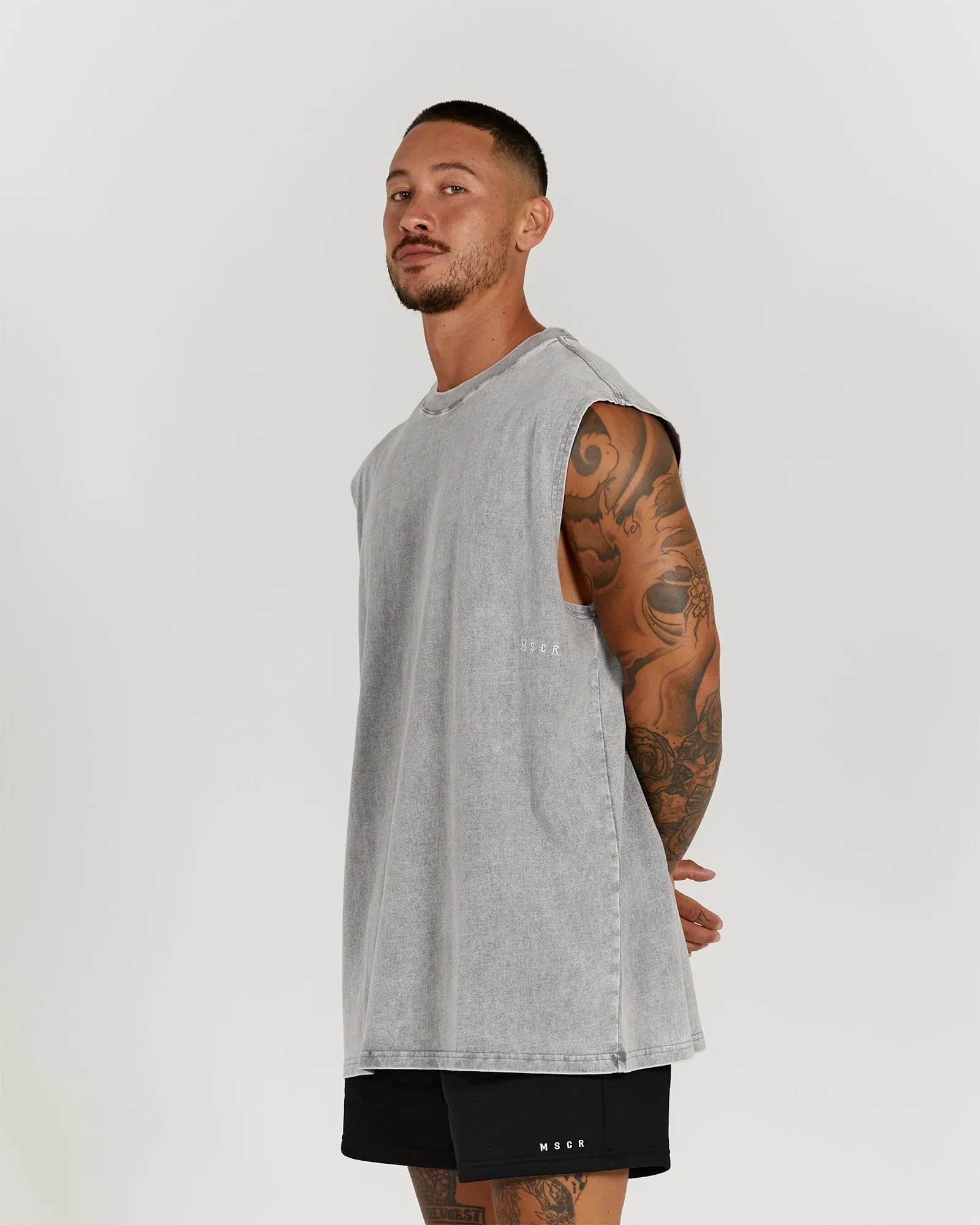 TIMELESS TANK - FADED GREY