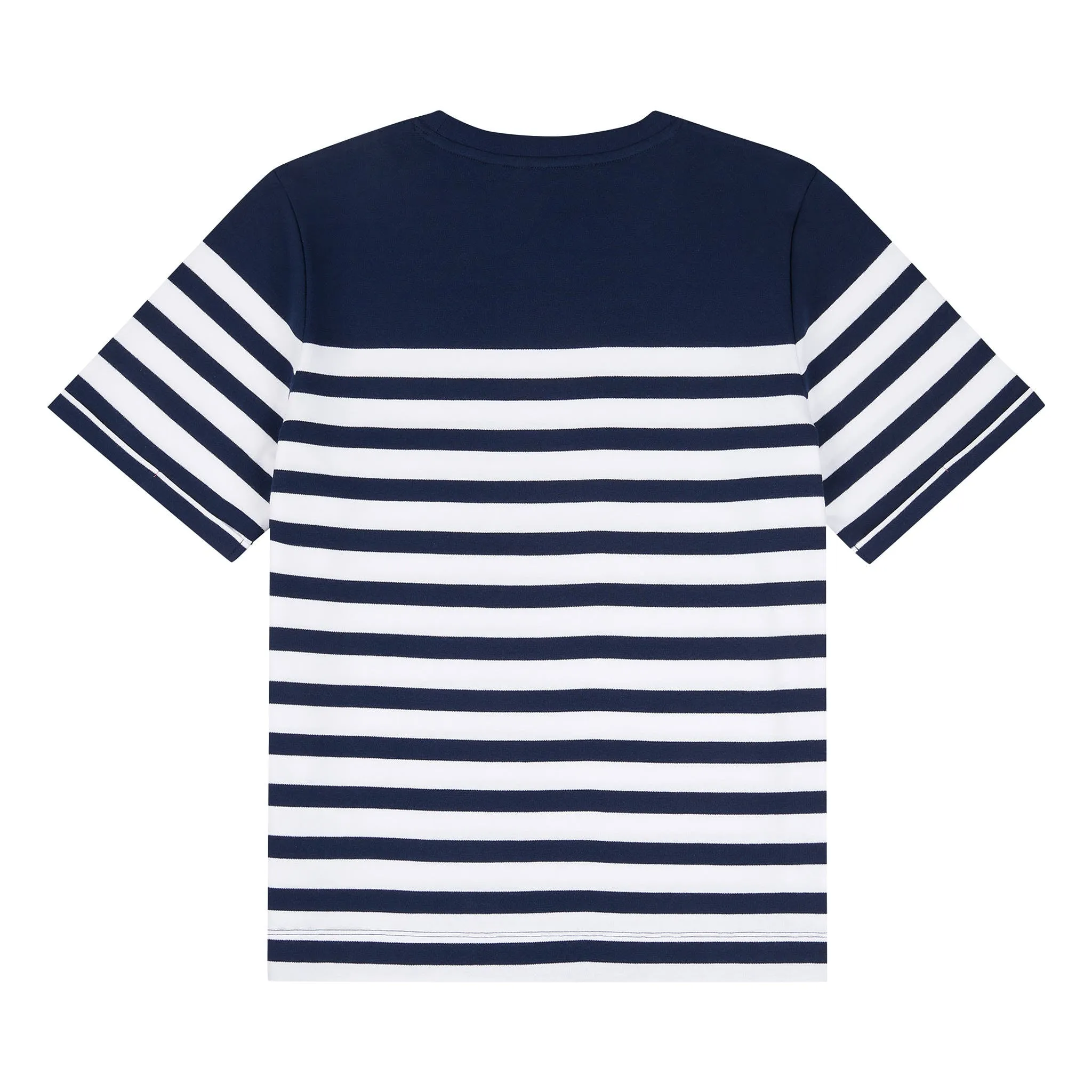 Womens Regular Fit Engineered Stripe T-Shirt in Navy Iris