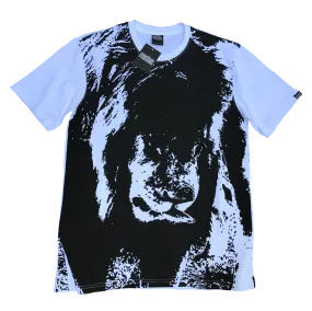 Zim Lion Abstract Tees - White